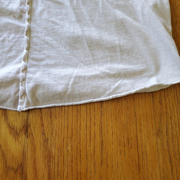 asos Distressed Look Short Sleeve Tee Large Oatmeal Color - Picture 11 of 16